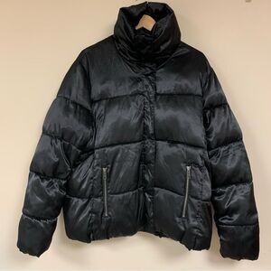 Black Jumbo Puffer Coat Women’s XXL Oversized Winter Warm Snow Ski Jacket Trend